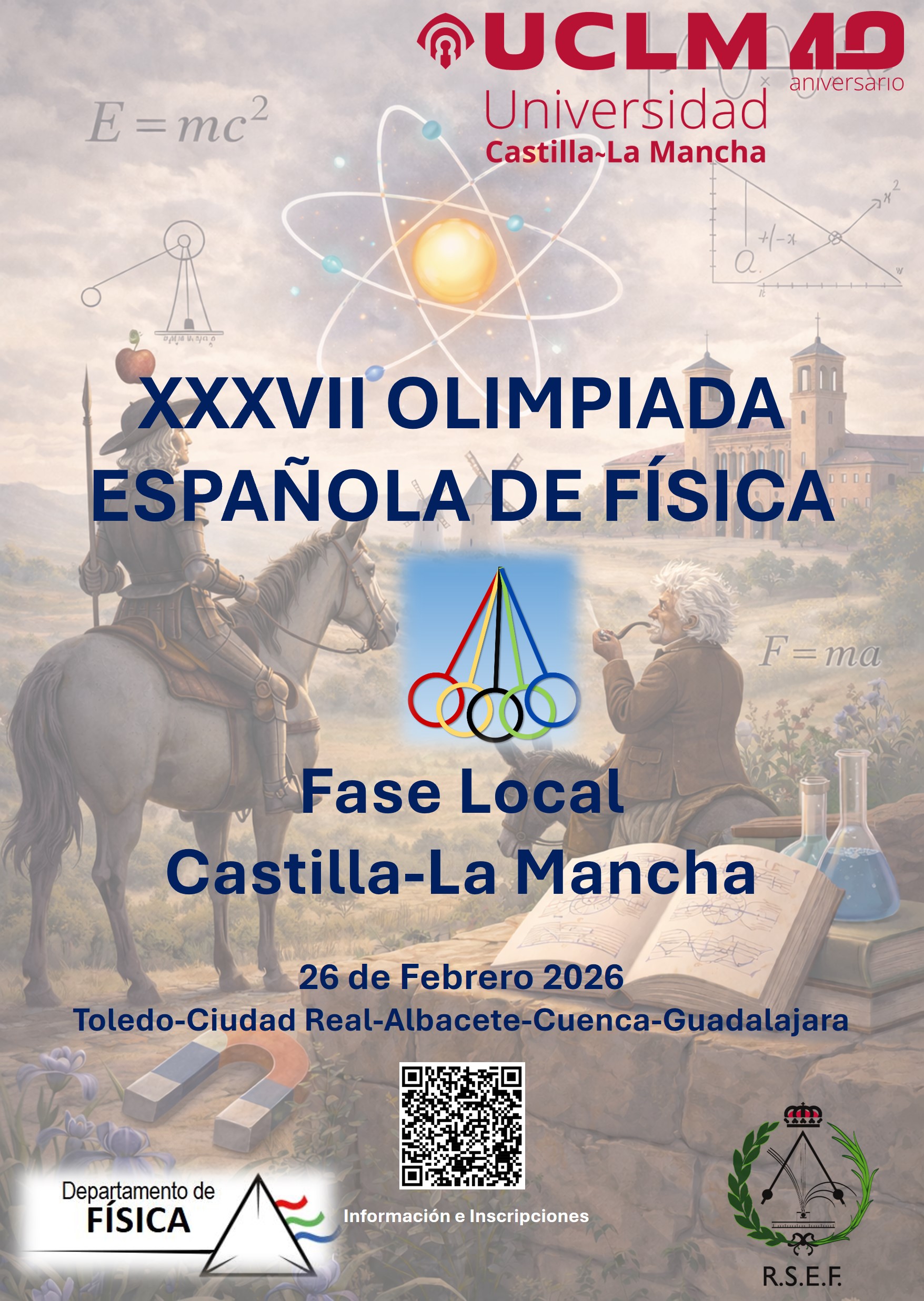 Cartel olimpiadas física 2026