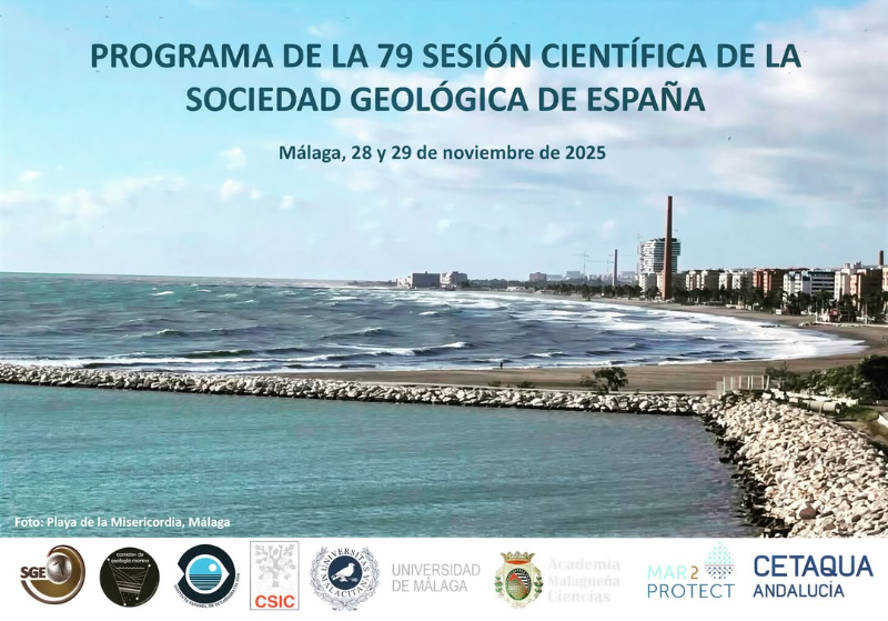 Investigadores del IGeA participarán en la 79ª Sesión Científica de la Sociedad Geológica de España en Málaga