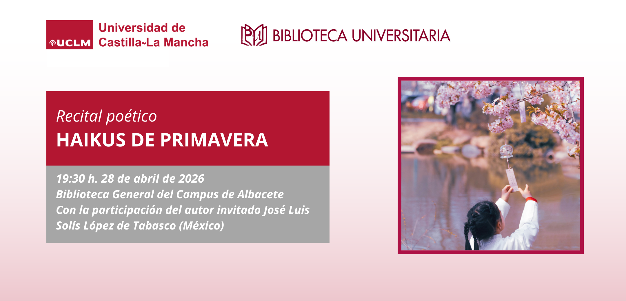 Recital poético Haikus de primavera