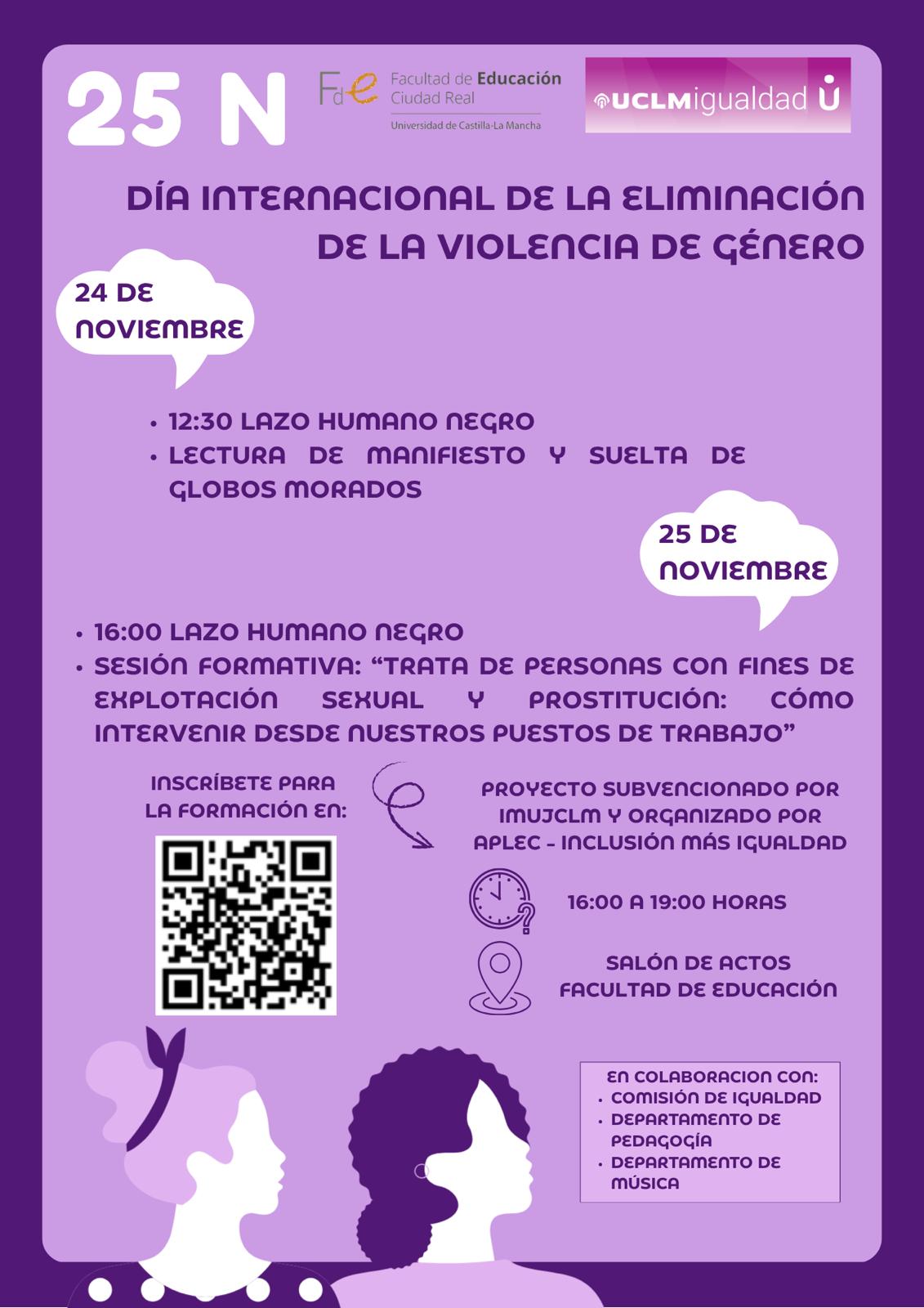 Día Internacional para la Eliminación de la Violencia contra las Mujeres (25N)