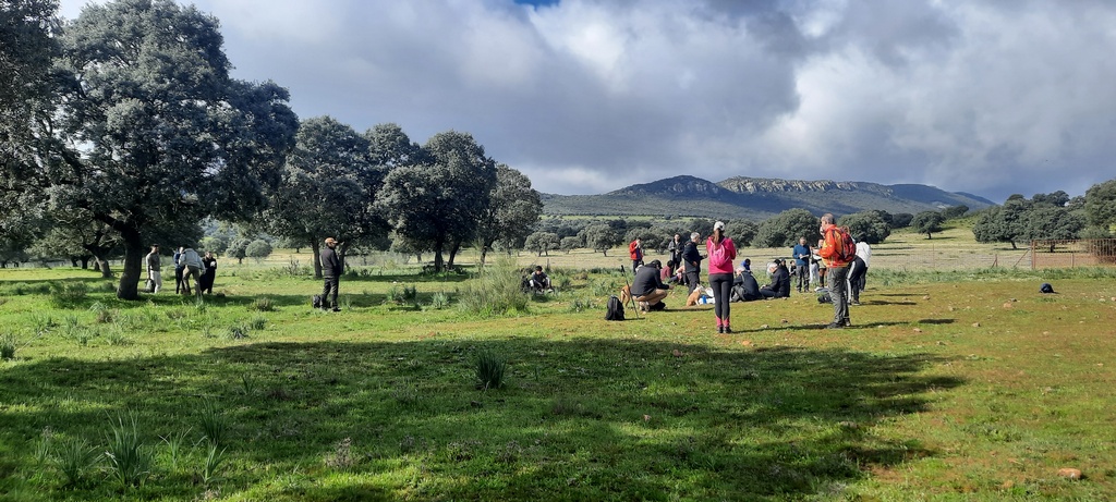 Foto de participantes en ruta