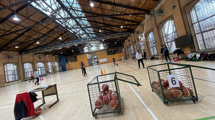Polideportivo de la Facultad de Ciencias del Deporte.