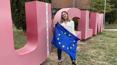 Patricia Teea Gligan Gligan, estudiante de la UCLM seleccionada en el programa EU Careers Ambassadors 2024-2025.
