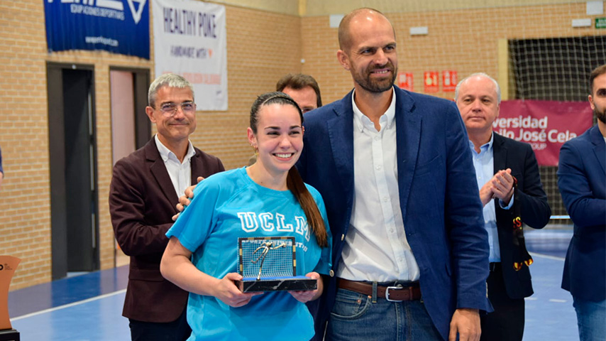 María Laguna, máxima anotadora del CEU 2025 de balonmano.