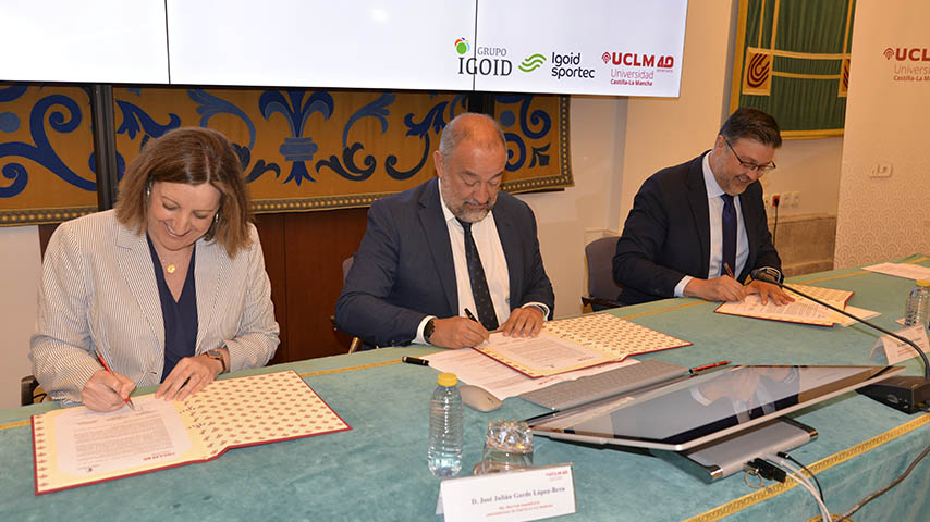 Firma de la adenda al convenio entre la UCLM y la Consejería de Economía relativo al FSE+
