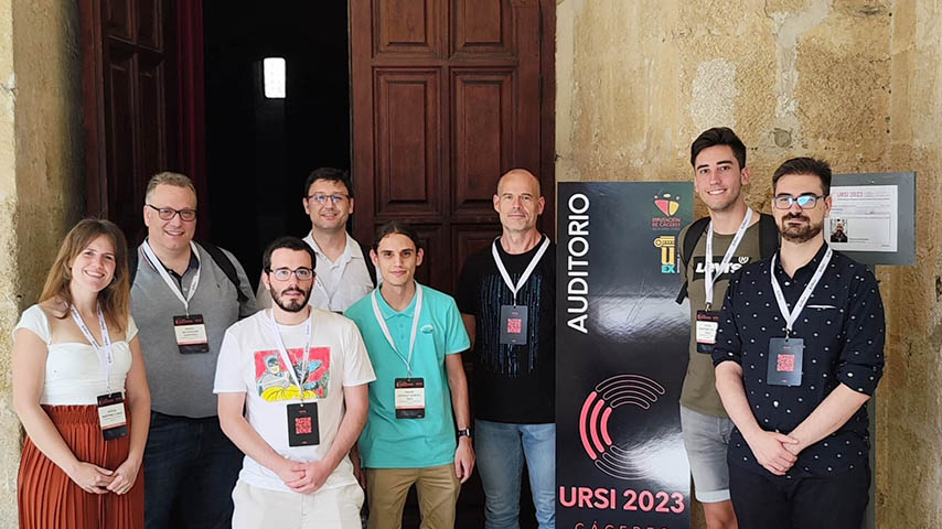 Representación de la UCLM en el Simposio Nacional de la Unión Científica Internacional de Radio