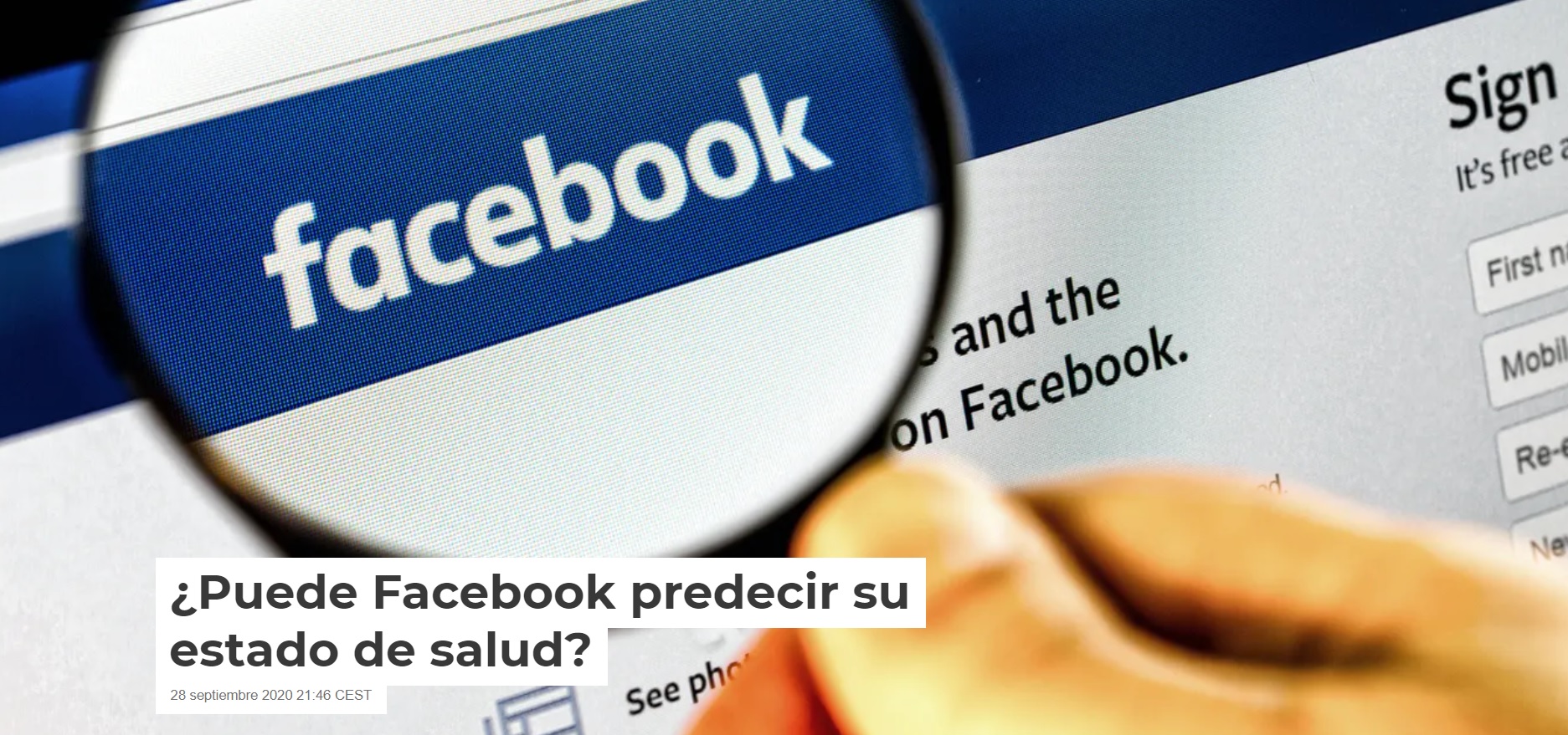 ¿Puede Facebook predecir su estado de sa